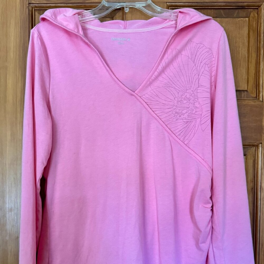 Danskin Lightweight Yoga Hoodie - Size L (12/14)